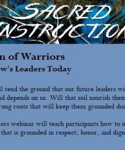 Cultivation of Warriors Webinar Image